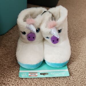 Adorable Unicorn Plush Slippers